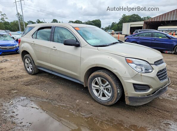 2GNALBEK8G1136772 2016 CHEVROLET EQUINOX Бежевый Передняя правая четверть