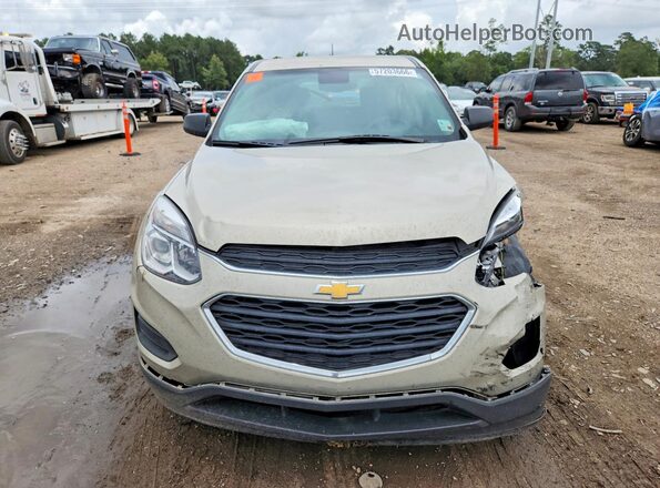 2GNALBEK8G1136772 2016 CHEVROLET EQUINOX Бежевый Вид спереди