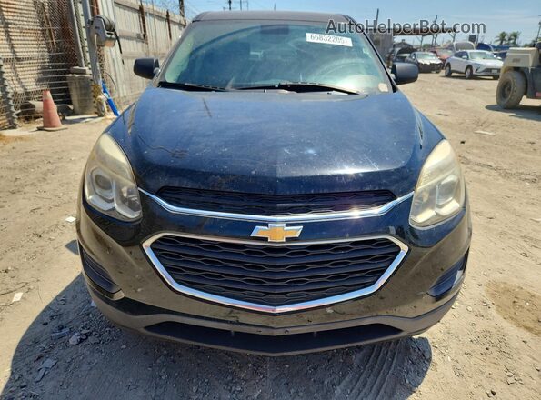 2GNALBEK8H1513988 2017 CHEVROLET EQUINOX Black Front view