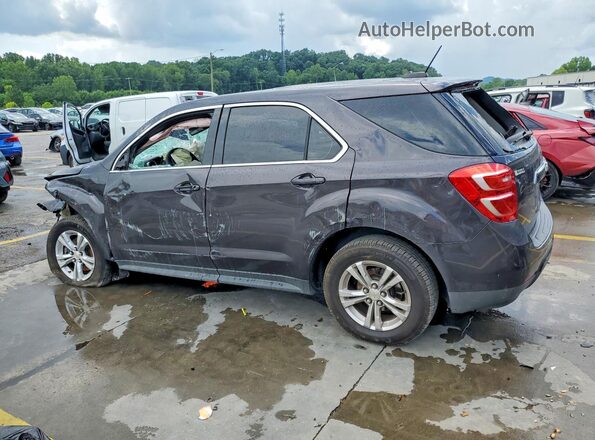 2GNALBEK9G6196823 2016 CHEVROLET EQUINOX Gray Trasero izquierdo