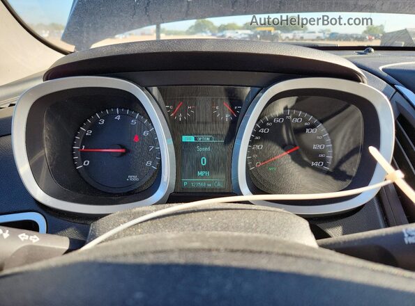 2GNALBEK9G6204063 2016 CHEVROLET EQUINOX Gray Vista del cuadro de instrumentos