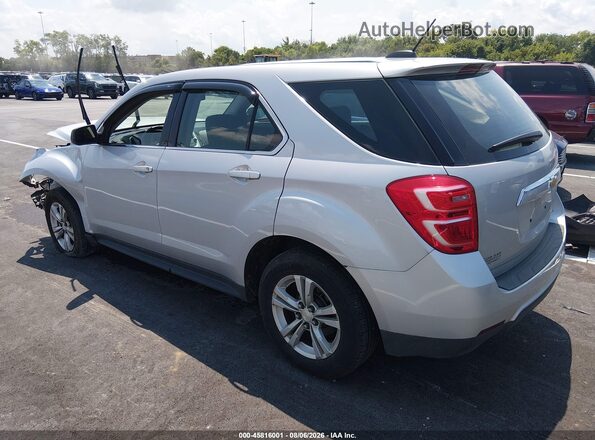 2GNALBEK9G6252629 2016 CHEVROLET EQUINOX Silver Задня ліва чверть