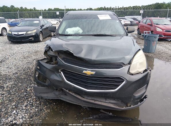 2GNALBEK9H1567686 2017 CHEVROLET EQUINOX Gray Widok zestawu wskaźników