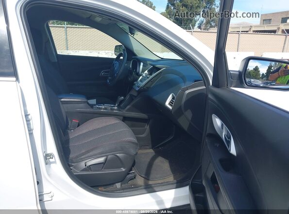2GNALBEK9H6108015 2017 CHEVROLET EQUINOX White Widok wnętrza z przodu