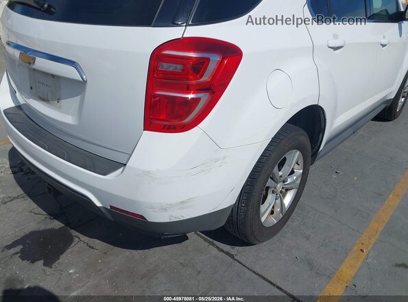 2GNALBEK9H6108015 2017 CHEVROLET EQUINOX White Widok z przodu
