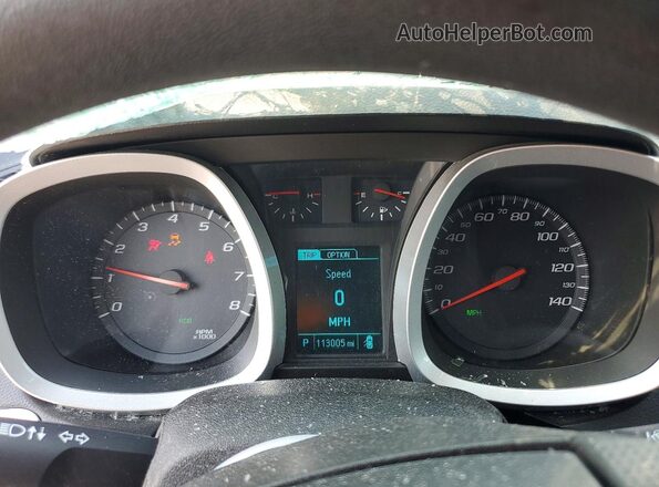 2GNALCEK0G1122497 2016 CHEVROLET EQUINOX Gold Vista del cuadro de instrumentos