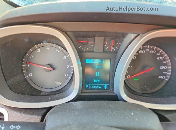 2GNALCEK0G6111647 2016 CHEVROLET EQUINOX Blue Vista del cuadro de instrumentos