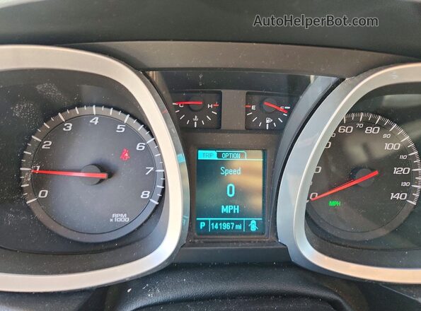2GNALCEK0H6104764 2017 CHEVROLET EQUINOX Silver Вид щитка приладів