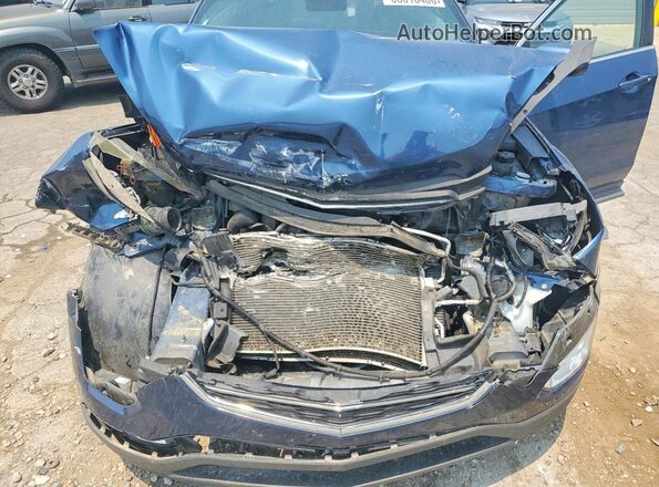 2GNALCEK0H6144911 2017 CHEVROLET EQUINOX Blue Widok komory silnika