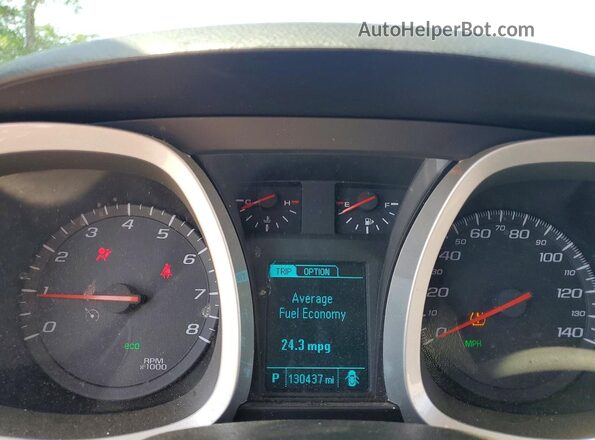 2GNALCEK0H6192683 2017 CHEVROLET EQUINOX Black Instrument cluster view