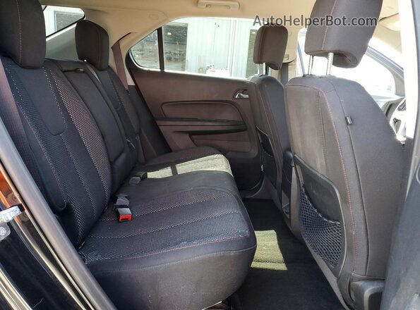 2GNALCEK0H6192683 2017 CHEVROLET EQUINOX Black Rear seats view