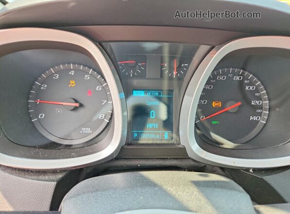 2GNALCEK1G6301280 2016 CHEVROLET EQUINOX White Սարքավորումների վահանակի տեսք