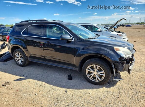 2GNALCEK1H1509383 2017 CHEVROLET EQUINOX Черный Передняя правая четверть