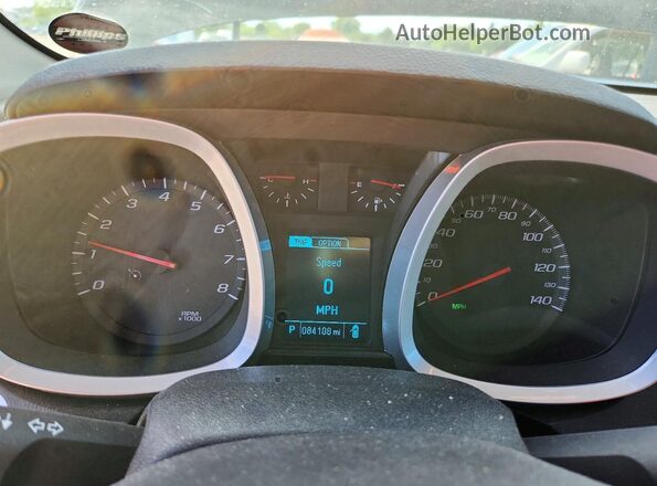 2GNALCEK1H1509383 2017 CHEVROLET EQUINOX Черный Вид щитка приборов