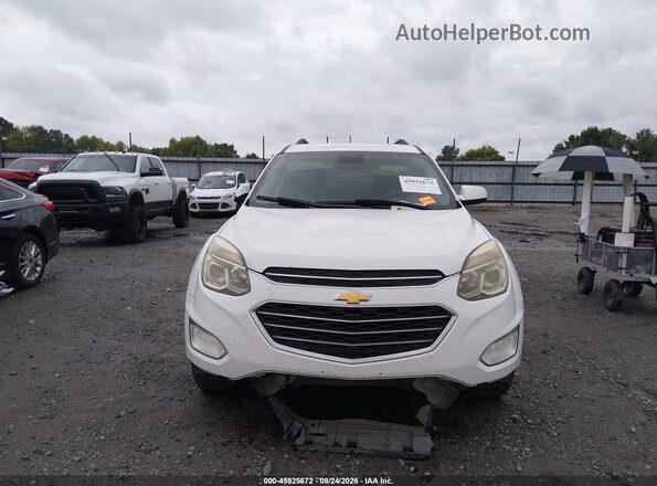 2GNALCEK1H1584522 2017 CHEVROLET EQUINOX White Widok zestawu wskaźników