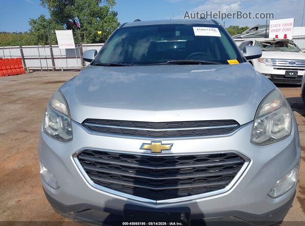 2GNALCEK1H1601027 2017 CHEVROLET EQUINOX Silver Widok zestawu wskaźników