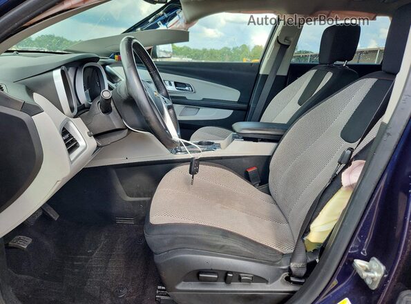 2GNALCEK2G1121173 2016 CHEVROLET EQUINOX Blue Вид салону спереду