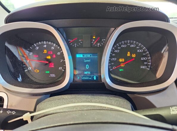 2GNALCEK2G1123070 2016 CHEVROLET EQUINOX Brown Vista del cuadro de instrumentos