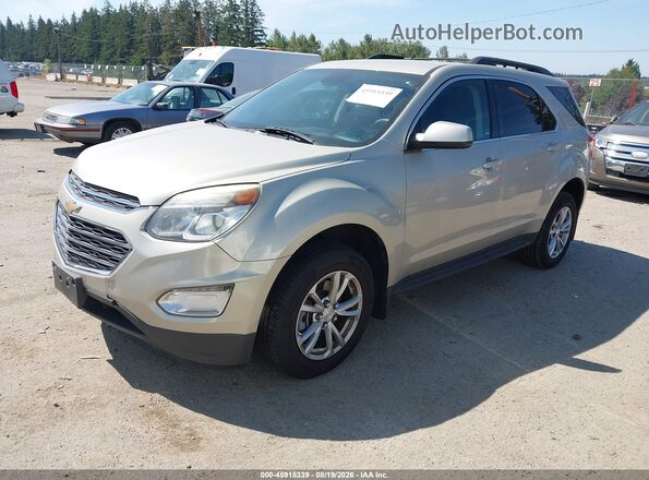 2GNALCEK2G1163794 2016 CHEVROLET EQUINOX Silver წინა მარცხენა ხედი სამი მეოთხედიდან