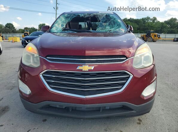 2GNALCEK2G1177226 2016 CHEVROLET EQUINOX Maroon Դիմացի տեսք