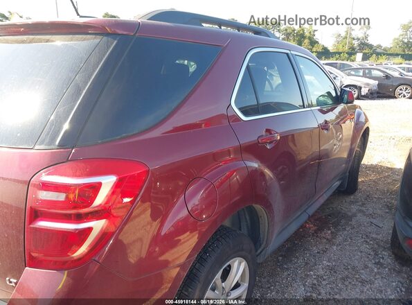 2GNALCEK2H1504578 2017 CHEVROLET EQUINOX Red Rear interior view
