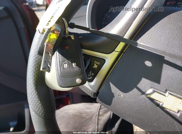 2GNALCEK2H1504578 2017 CHEVROLET EQUINOX Red Dashboard view
