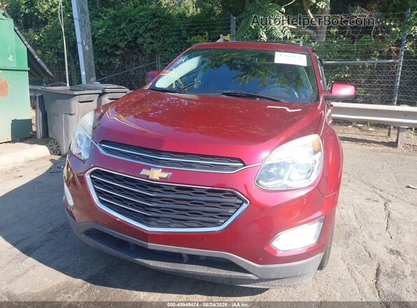 2GNALCEK2H1564408 2017 CHEVROLET EQUINOX Red Вид щитка приладів