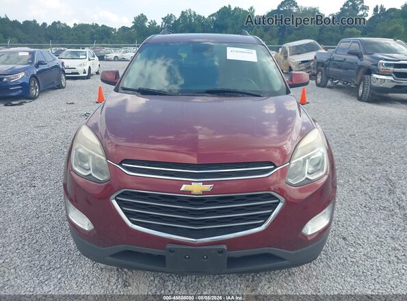 2GNALCEK2H1595044 2017 CHEVROLET EQUINOX Red Vista del cuadro de instrumentos
