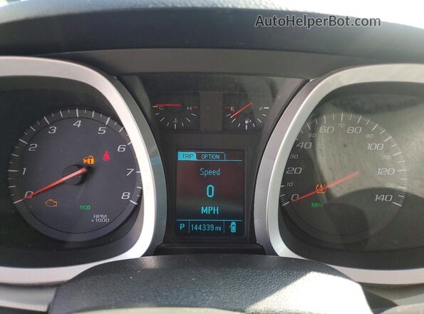 2GNALCEK2H1610402 2017 CHEVROLET EQUINOX Белый Вид щитка приборов