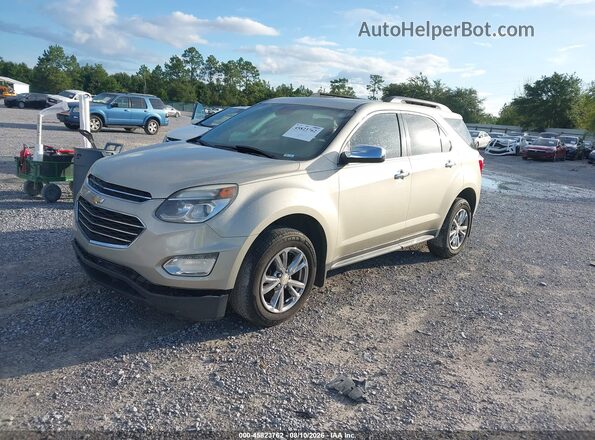 2GNALCEK3G1149614 2016 CHEVROLET EQUINOX Champagne Передняя левая четверть