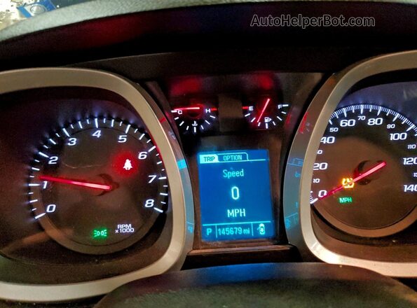 2GNALCEK3G6144707 2016 CHEVROLET EQUINOX Blue Вид щитка приладів