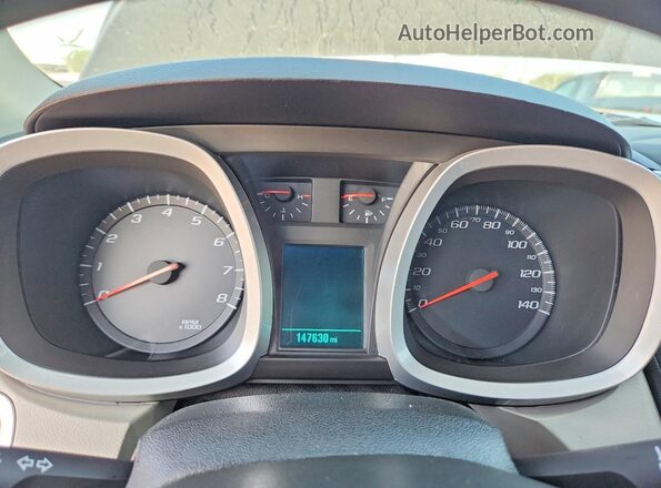 2GNALCEK3G6155738 2016 CHEVROLET EQUINOX Black Widok zestawu wskaźników