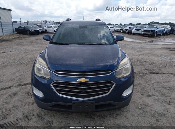 2GNALCEK3G6298463 2016 CHEVROLET EQUINOX Blue Instrument cluster view