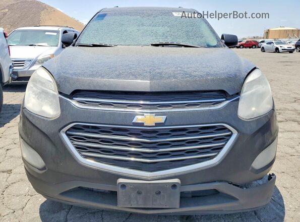 2GNALCEK3G6337777 2016 CHEVROLET EQUINOX Black Widok z przodu