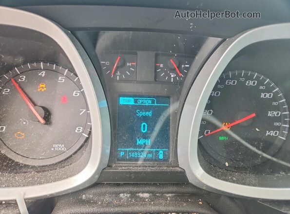 2GNALCEK3H1574087 2017 CHEVROLET EQUINOX Серебряный Вид щитка приборов