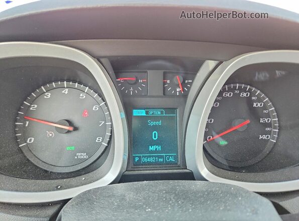 2GNALCEK4G1108778 2016 CHEVROLET EQUINOX White Սարքավորումների վահանակի տեսք