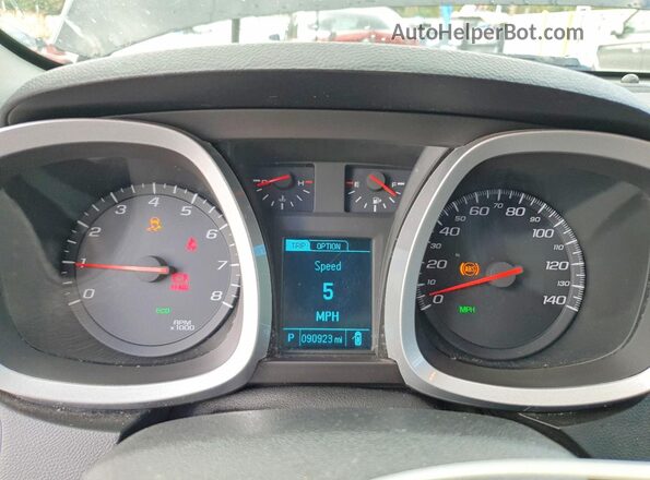 2GNALCEK4G6319885 2016 CHEVROLET EQUINOX Black Instrument cluster view
