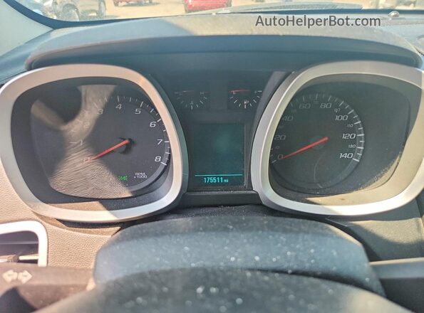 2GNALCEK4H1552762 2017 CHEVROLET EQUINOX Black Вид щитка приладів