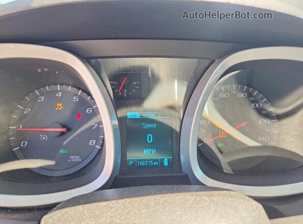 2GNALCEK4H6219352 2017 CHEVROLET EQUINOX Gray Widok zestawu wskaźników