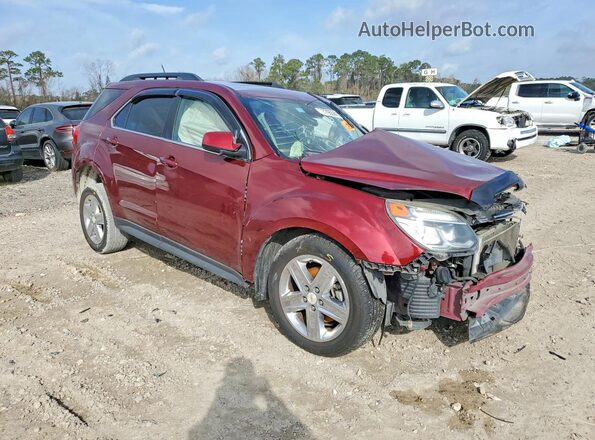 2GNALCEK5G1121152 2016 CHEVROLET EQUINOX Red Widok wnętrza z tyłu