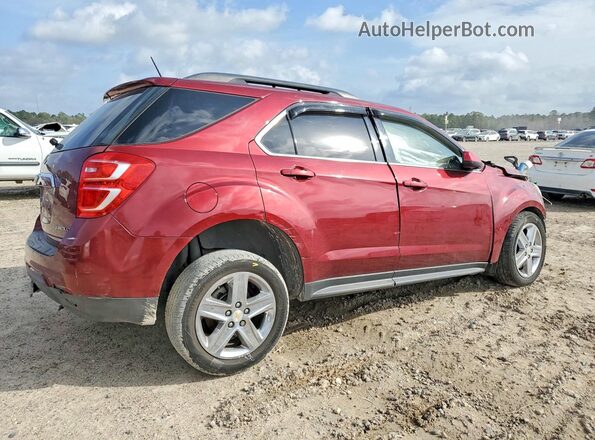 2GNALCEK5G1121152 2016 CHEVROLET EQUINOX Red Widok zestawu wskaźników