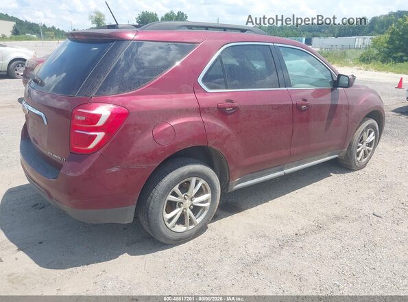 2GNALCEK5G1128764 2016 CHEVROLET EQUINOX Red Задня права чверть