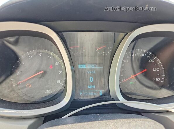 2GNALCEK5G6246008 2016 CHEVROLET EQUINOX Серебряный Вид щитка приборов