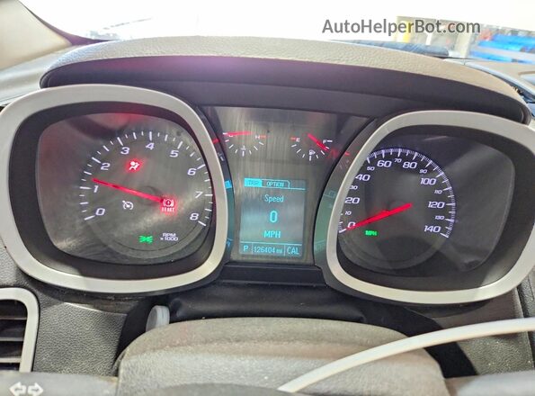 2GNALCEK5G6276416 2016 CHEVROLET EQUINOX White Instrument cluster view