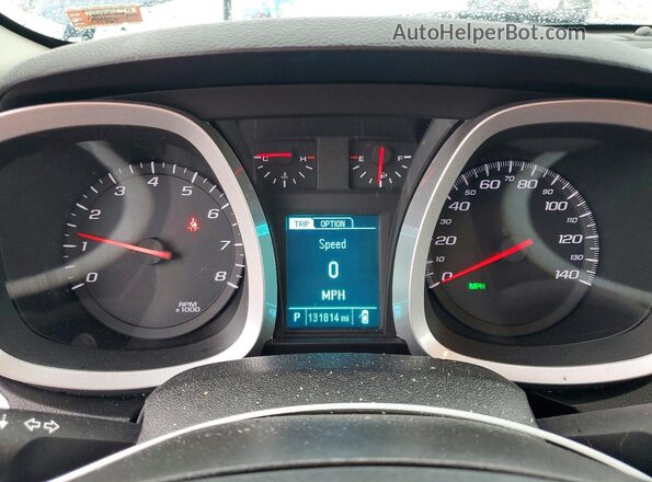 2GNALCEK5H6121348 2017 CHEVROLET EQUINOX Blue Instrument cluster view