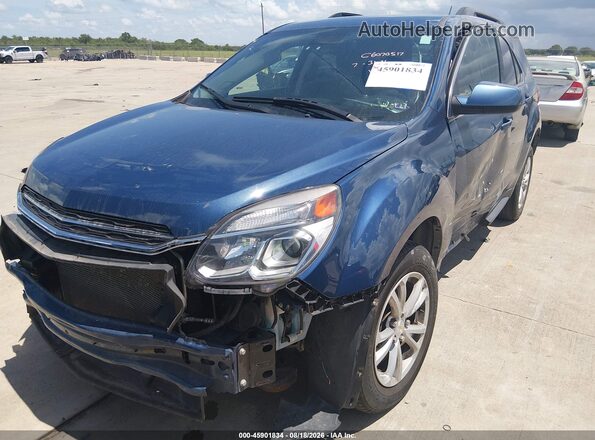 2GNALCEK5H6174342 2017 CHEVROLET EQUINOX Blue Front view