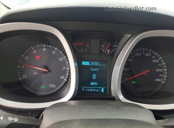 2GNALCEK6H1539303 2017 CHEVROLET EQUINOX Blue Вид панелі приладів