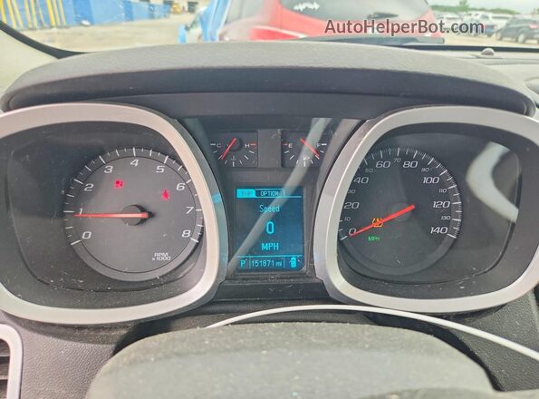 2GNALCEK6H1577713 2017 CHEVROLET EQUINOX Gray Вид щитка приладів