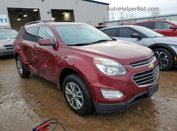 2GNALCEK6H1589876 2017 CHEVROLET EQUINOX Maroon Delantero derecho
