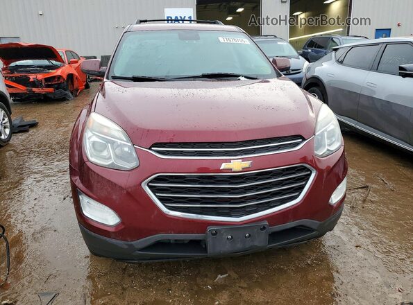 2GNALCEK6H1589876 2017 CHEVROLET EQUINOX Maroon Vista frontal